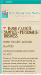 Mobile Screenshot of freethankyounotes.com